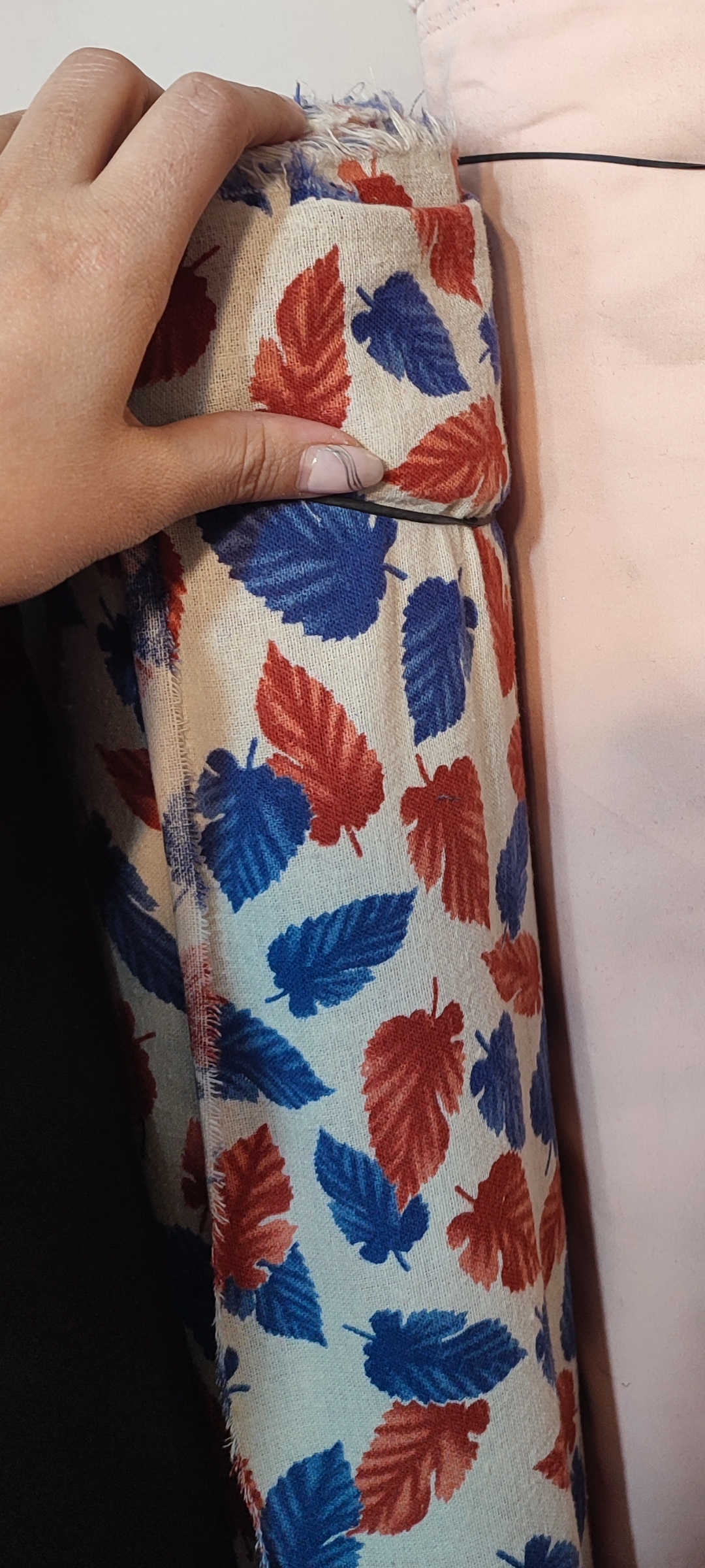 پارچه لینن موهر دار